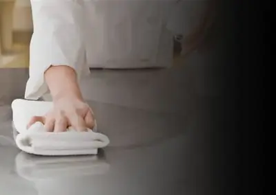 Chef cleaning
