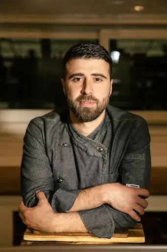 Private chef bearded chef portrait