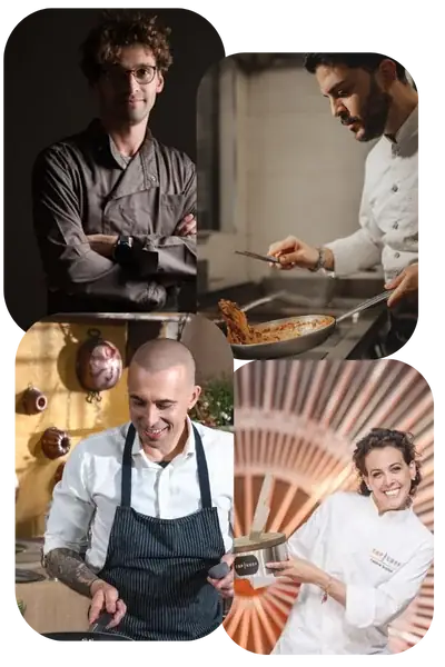 Private chef chefs collage